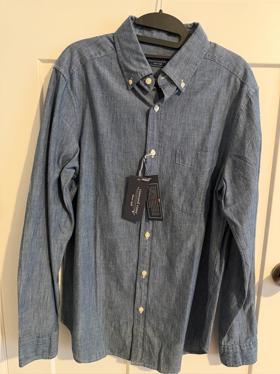 Vineyard Vines Other - Vineyard Vines Men’s Chambray Denim Dress Shirt longsleeve- XS NWT